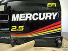 Mercury Racing 2.5L 260hp Decal Kit for Lightweight col
