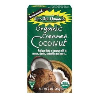 Lets Do Organic Creamed Coconut, 7 Ounce Boxes (Pack of 6) by Lets 