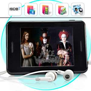 New MP6 Player with 3.5 Inch Touchscreen + ISDB T  