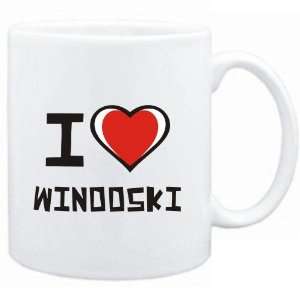  Mug White I love Winooski  Usa Cities