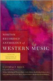 Norton Recorded Anthology of Western Music, (0393113108), J. Peter 