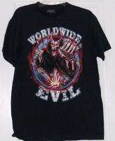 WWE Worldwide Evil Sin Dicate World Tour Adult Shirt  