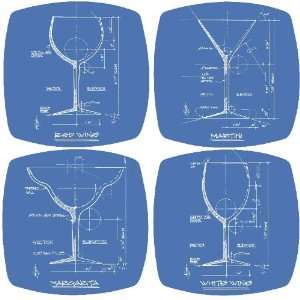  Barchitecture Asst Collection Winers Wine Glass Topper 