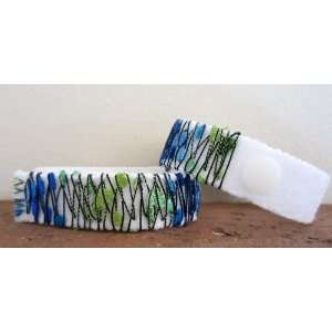Acupressure Anti Nausea Bracelets (Blue Green) Average/adult size 8 1 