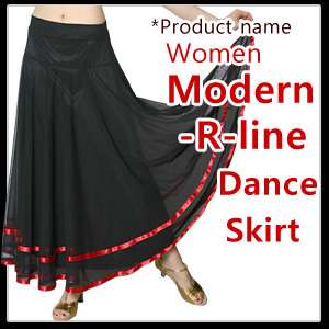 Ballroom Modern Waltz Tango Dance skirt/La sk7640  