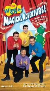 The Wiggles Magical Adventures   A Wiggly Movie VHS, 2003  