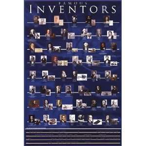  Famous Inventors by Unknown 24x36