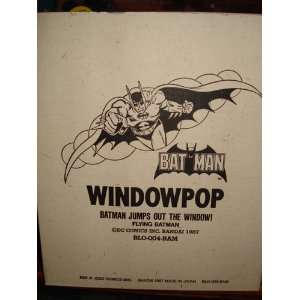  Batman Windowpop By Dc Comics 1987 # Blo 004 bam Toys 