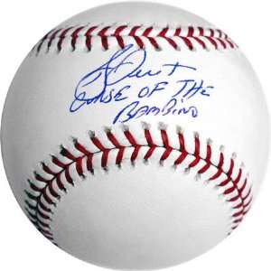  Bucky Dent Autographed Baseball with Curse of the Bambino 