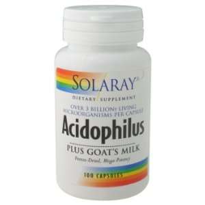  Solaray   Acidophilus + Goats Milk, 100 capsules Health 