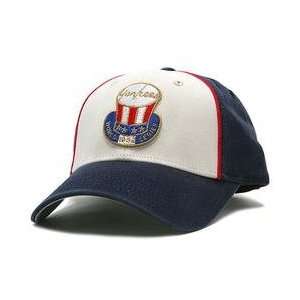  New York Yankees Retro Logo Pastime Cap   Stone/Navy 