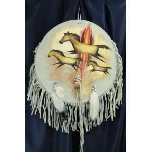  Tigua Indian Leather Medicine Shield 10 (12) Everything 