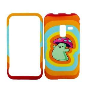  SAMSUNG CONQUER 4G ACID TRIPPING MUSHROOM RUBBERIZED COVER 