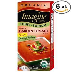 Imagine, Organic, Light in Sodium, Creamy Garden Tomato Soup, 32 Ounce 