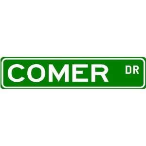  COMER Street Name Sign ~ Family Lastname Sign ~ Gameroom 