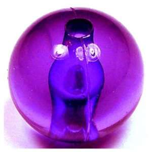  Purple Translucent acrylic plastic beads (40 pcs) 12mm 