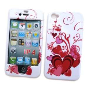  Apple iPhone 4 & 4S Snap on Protector Hard Case Image 