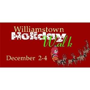    3x6 Vinyl Banner   Williamstown Holiday Walk 