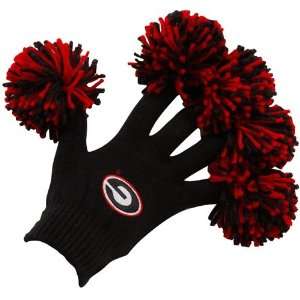    Georgia Bulldogs Black Red Spirit Fingerz Gloves