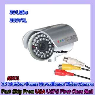   day night vision ir outdoor home surveillance video camera 30 leds