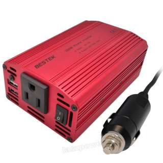   power inverter DC 12V to 110v ac adapter USB charger supply   