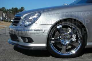 PAINTED MERCEDES W211 E55 AMG CARSSON FRONT LIP SPOILER  