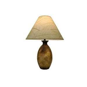  Dented Earthen Table Lamp