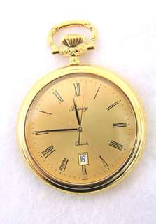 BERNEY Two Tone 1903 Mercedes Open Face POCKET WATCH New  