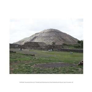  Pyramid of the Sun 10.00 x 8.00 Poster Print