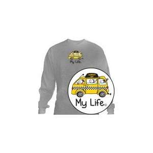 My Life   Lacrosse Taxi Long Sleeve T Shirt Adult   Shirts