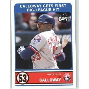  2003 Upper Deck Vintage #301 Ron Calloway   Montreal Expos 