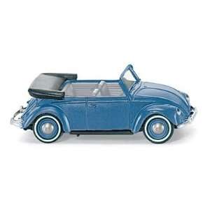  Wiking 07940329 VW Kafer 1200 Cabriolet Baby Blue Toys 