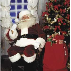  Crimson Imperial Santa Suit Costume Size X Large 