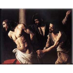   at the Column 16x12 Streched Canvas Art by Caravaggio