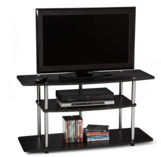 Convenience Concepts 42 Black Wood 3 Tier LCD TV Stand  