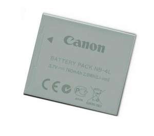 New Genuine NB 4L Canon Li ion Battery Pack Made in Japan 3.7V ,760mAh 