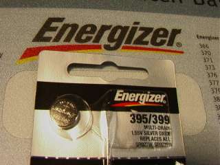 Energizer 395/399   SR927SW  Watch Battery FRESH  