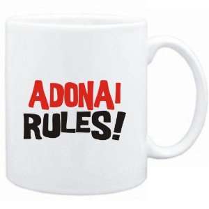  Mug White  Adonai rules  Male Names
