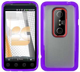 NEW BLACK/CLEAR AQUAFLEX TPU SKIN CASE FOR HTC EVO 3D  