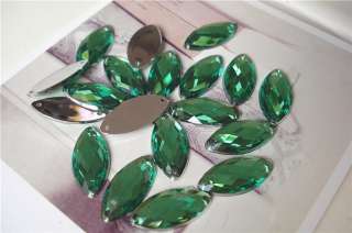 H4618 100pcs 18mm Resin Faceted Sew On Rhinestone Beads  