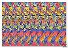 Surreal Diving 18x13 Stereogram Poster Hidden 3D