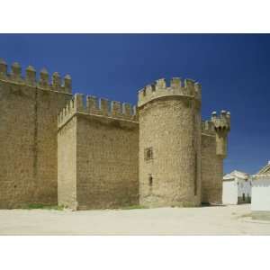  Exterior of the Walls of the Castle of Orgaz in Toledo, Castile 