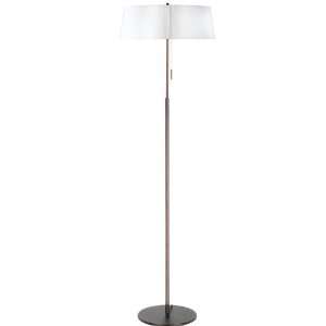   7062 18 F OBB Crystal Pleats 2 Light Floor Lamps in Oil Brushed Bronze