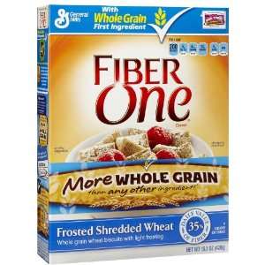 Fiber One Frosted Shredded Wheat Whole Grain Cereal 15.1 oz  