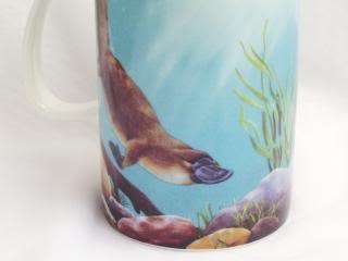 Australian Souvenir Platypus Fine Bone China Mug #E400  