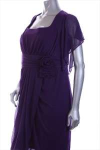Onyx Nite NEW Plus Size Cocktail Dress Purple Sale 18W (p16  