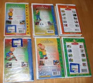   CAILLOU VHS Tapes Video ENGLISH Stereo Sony Cinar 40 MIN. NEW for Kids