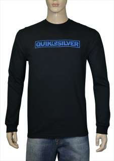 Quiksilver Mens Blockbuster Long Sleeve Shirt Black  