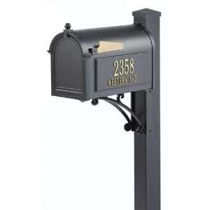  Whitehall Superior Mailbox Package in Black 16308
