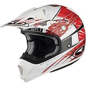  AXO Chute Helmet   Large/Electro Red/Red Automotive